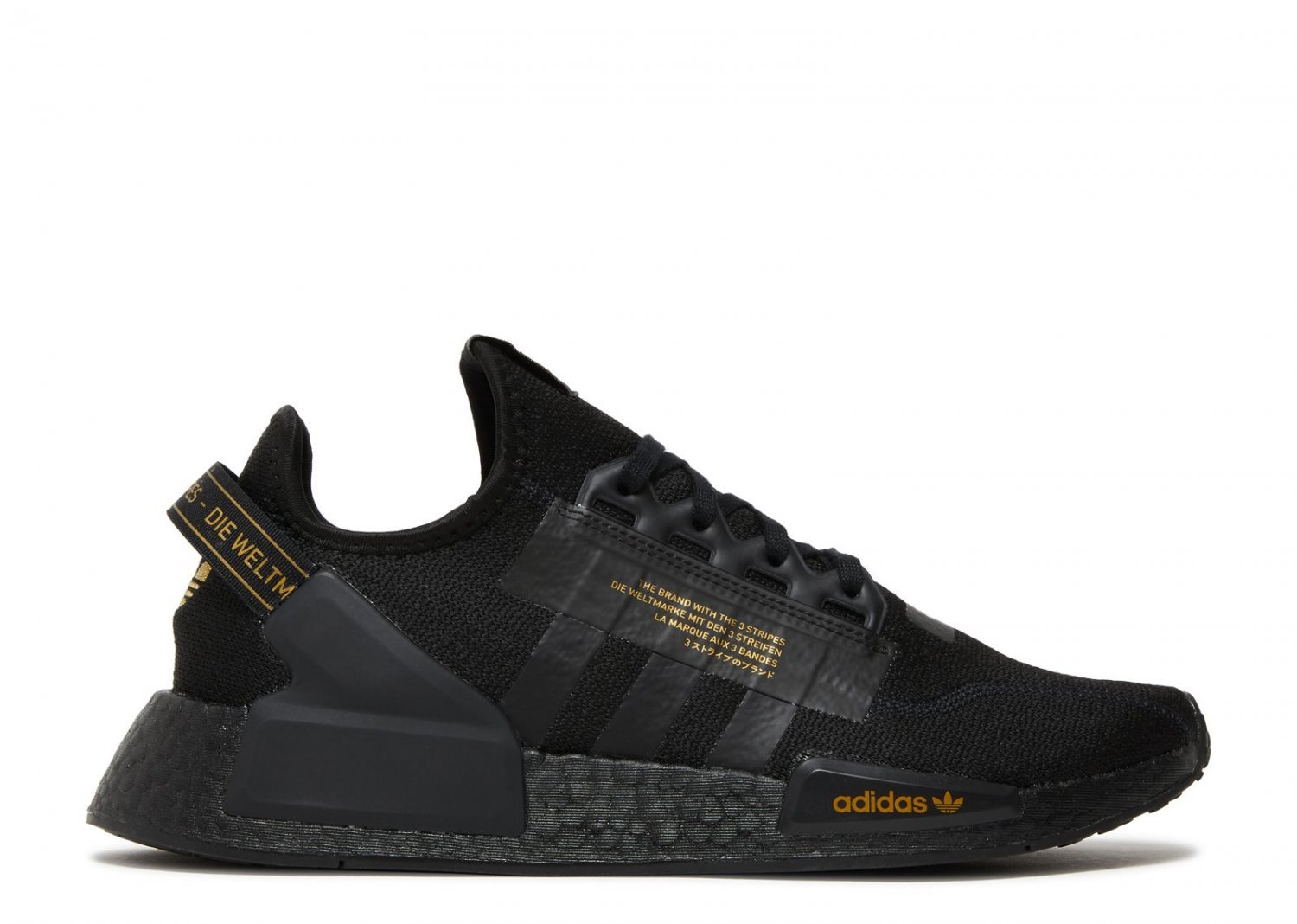 NMD_R1 V2 Black Gold Metallic