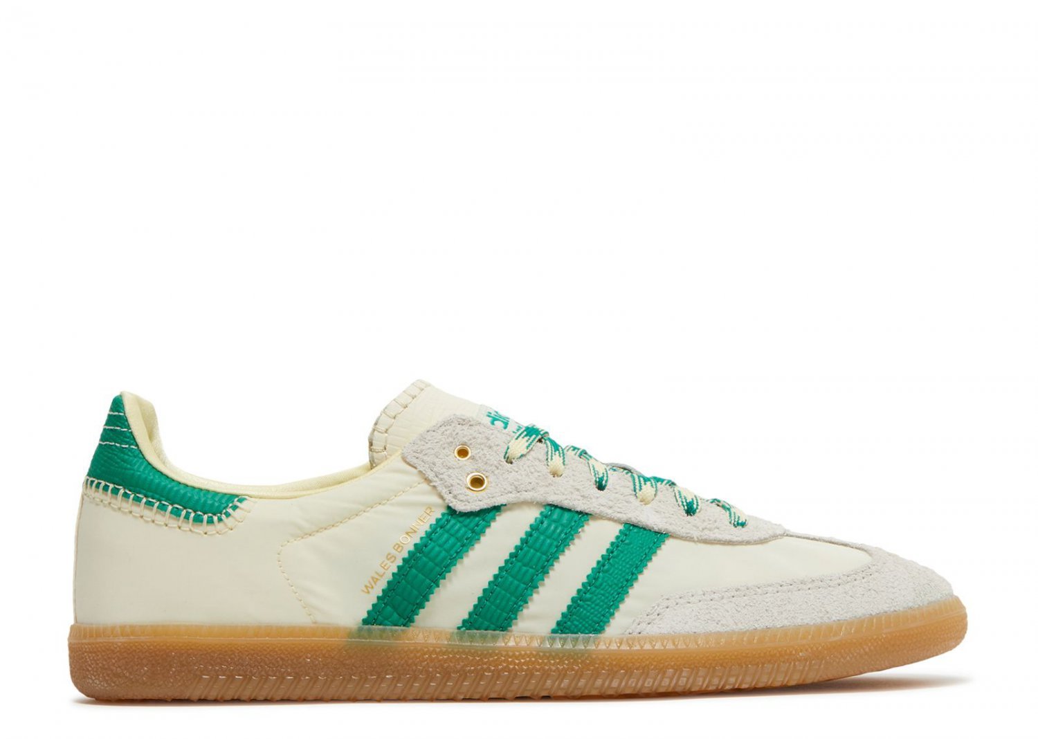 Wales Bonner x Samba Cream White Bold Green