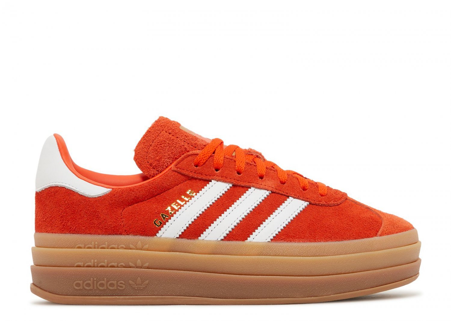 Wmns Gazelle Bold Collegiate Orange Gum