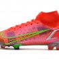 Mercurial Superfly 8 Elite FG Spectrum - Bright CrimsonMetallic SilverGreen