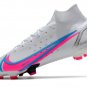 Mercurial Superfly 8 Elite FG White Blue Pink