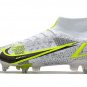 Mercurial Superfly 8 Elite SG-PRO Silver Safari CR7 - WhiteBlackMetallic SilverVolt