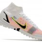 Mercurial Superfly 8 Elite Turf - White Bright Crimson Pink Blast