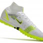 Mercurial Superfly 8 Elite Turf Silver Safari CR7 - WhiteBlackMetallic SilverVolt