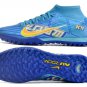 Mercurial Superfly 9 Academy Turf KM X Mbappe - Baltic BlueWhite