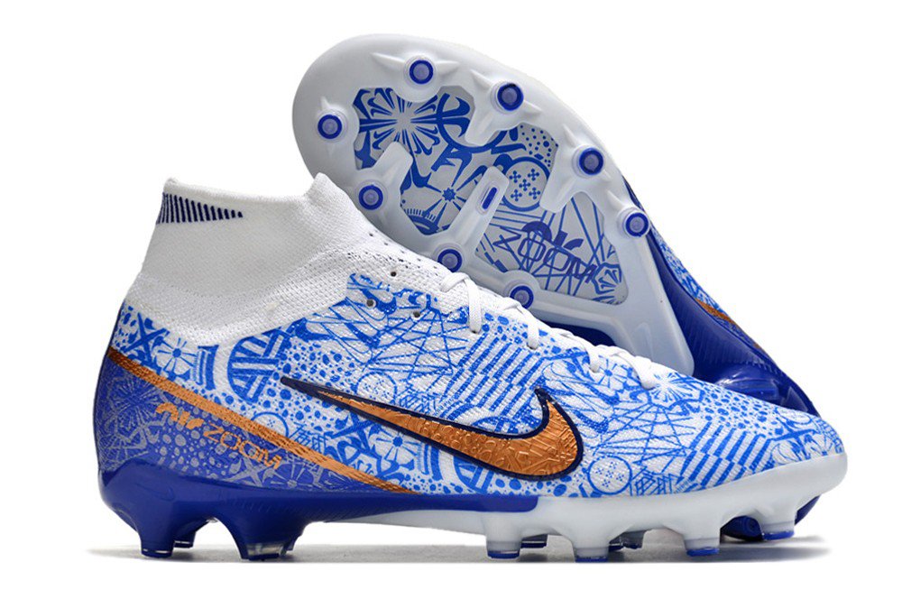 Mercurial Superfly 9 Elite AG CR7 - WhiteMetallic CopperConcord