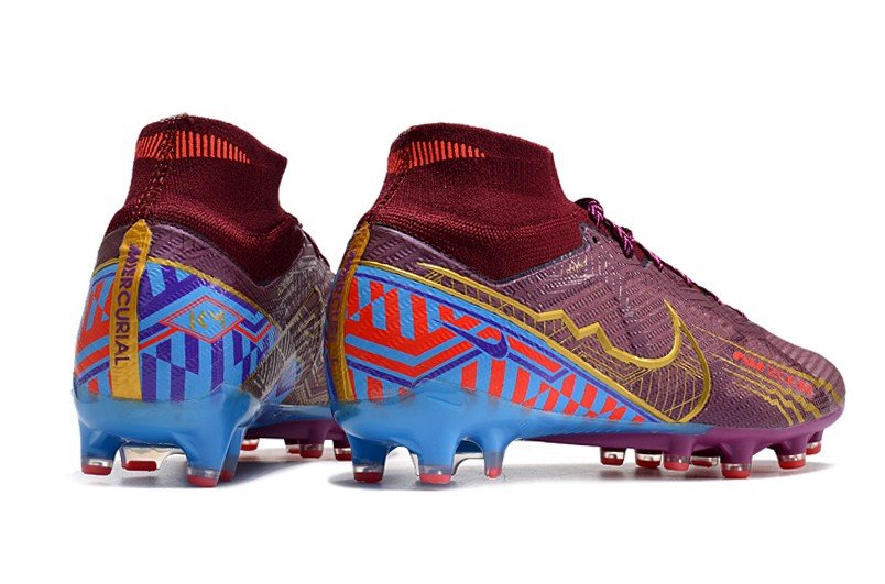 Mercurial Superfly 9 Elite AG KM Mbappe - Dark BeetrootMetallic Vivid Gold