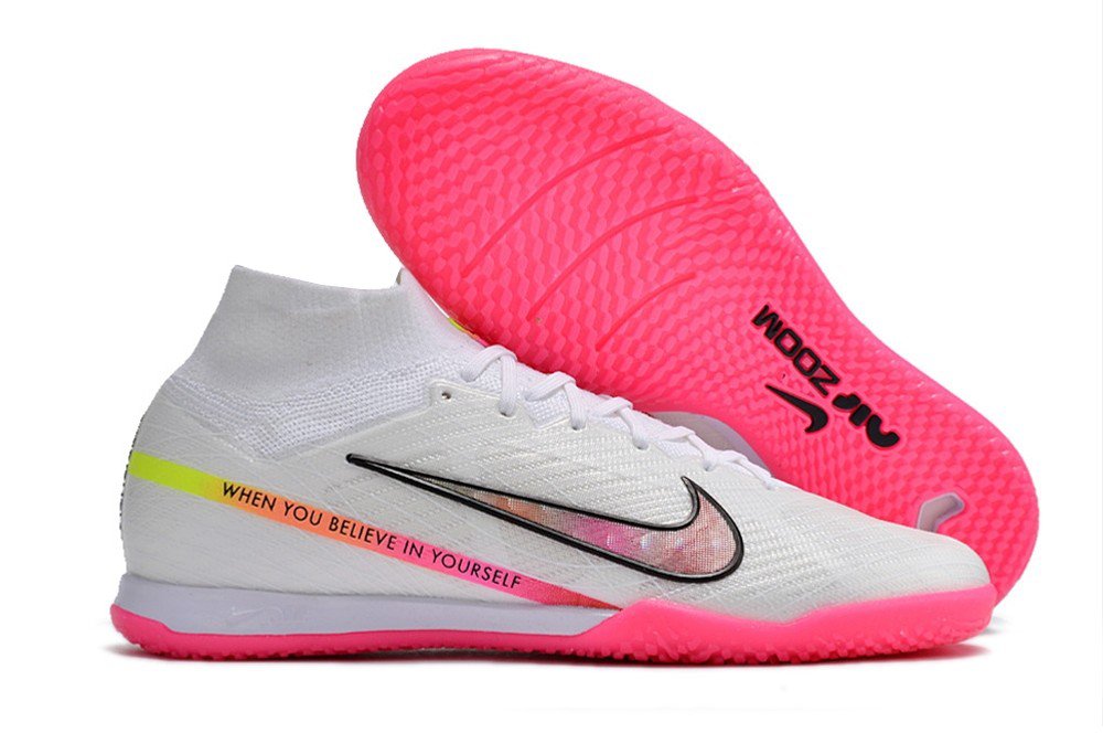 Mercurial Superfly 9 Elite Indoor Marcus Rashford - WhiteBlackHyper Pink