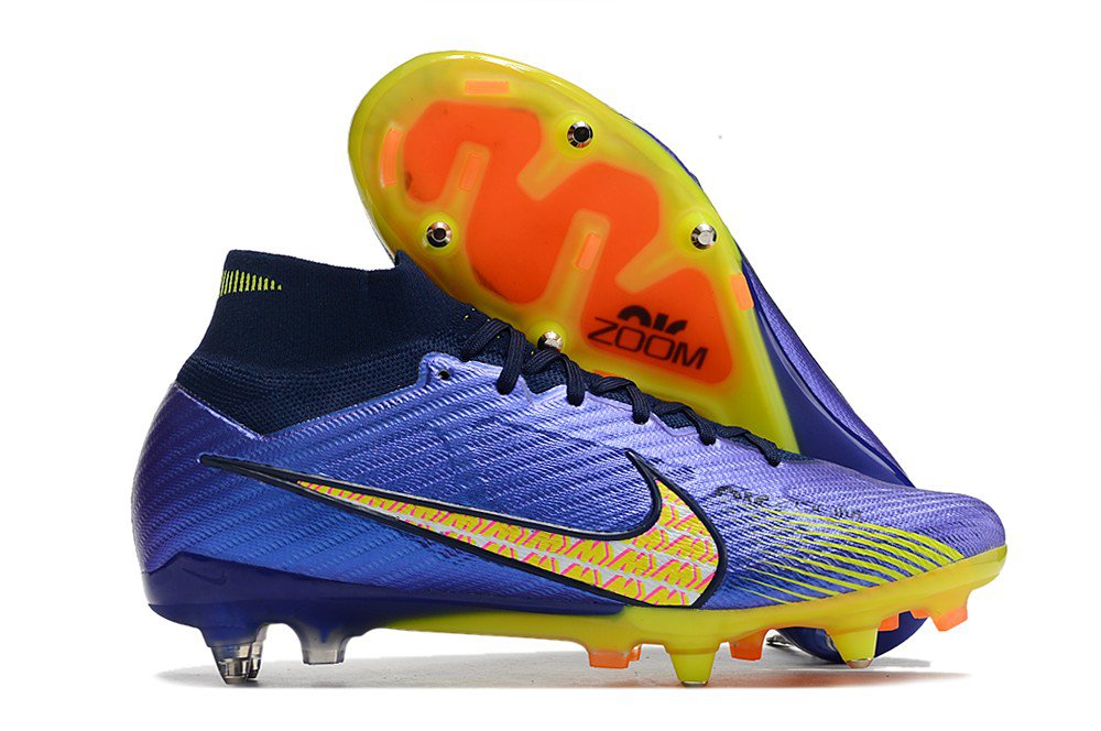 Mercurial Superfly 9 Elite SGClog - Purple BlueBlackYellow