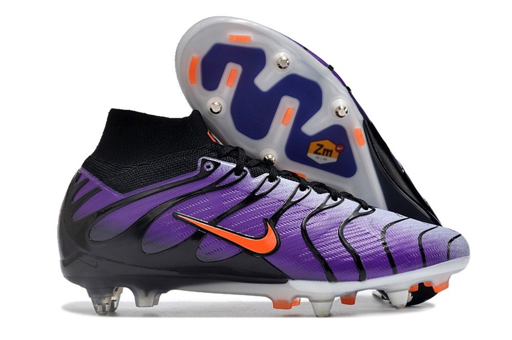 Mercurial Superfly 9 Elite SGClog Air Max Plus Pack - Voltage PurpleTotal Orange