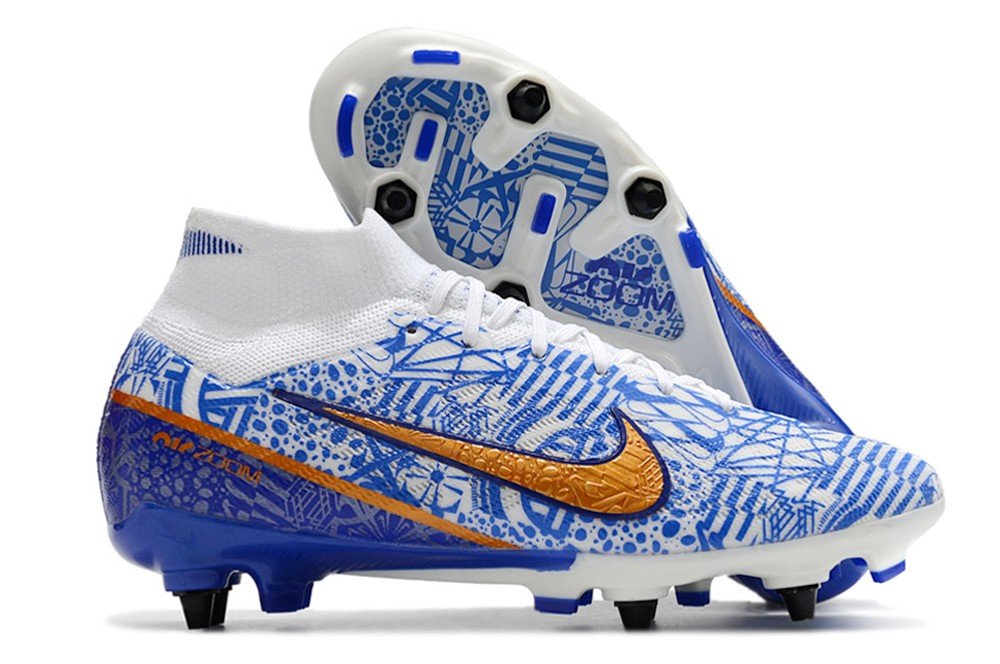 Mercurial Superfly 9 Elite SG-Pro CR7 - WhiteMetallic CopperConcord