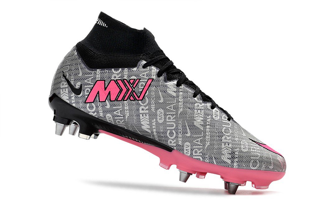 Mercurial Superfly 9 Elite SG-Pro XXV 25th Anniversary Pack - Metallic SilverHyper PinkBlack