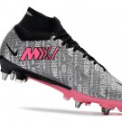 Mercurial Superfly 9 Elite SG-Pro XXV 25th Anniversary Pack - Metallic SilverHyper PinkBlack