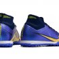 Mercurial Superfly 9 Elite Turf - Purple BlueBlackYellow