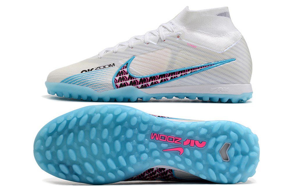 Mercurial Superfly 9 Elite Turf Blast Pack - WhiteBlueLaser Pink