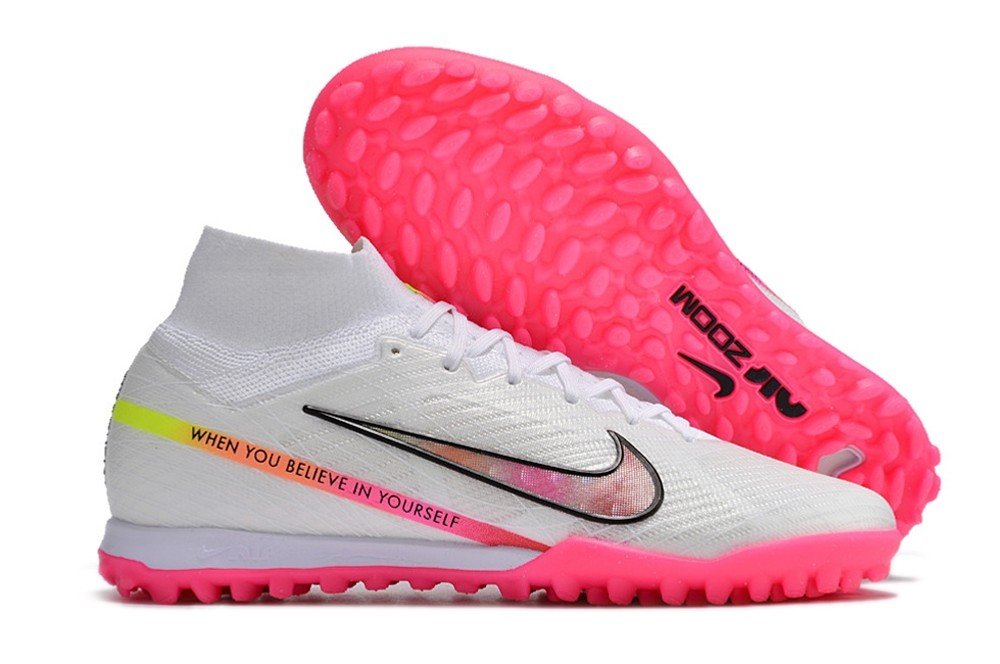 Mercurial Superfly 9 Elite Turf Marcus Rashford - WhiteBlackHyper Pink