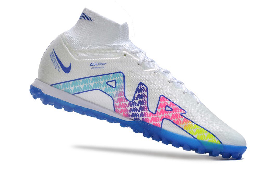 Mercurial Superfly 9 Elite Turf Rainbow - WhiteMulticolor
