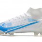 Mercurial Superfly Dragonfly 8 Elite FG Soccer Shoes - WhiteBlue