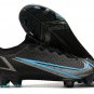 Mercurial Vapor 14 Elite FG Black Iron Grey University Blue