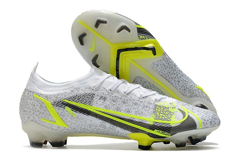 Mercurial Vapor 14 Elite FG Silver Safari CR7 - WhiteBlackMetallic SilverVolt