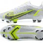 Mercurial Vapor 14 Elite FG Silver Safari CR7 - WhiteBlackMetallic SilverVolt