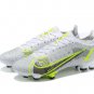 Mercurial Vapor 14 Elite FG Silver Safari CR7 - WhiteBlackMetallic SilverVolt