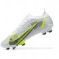 Mercurial Vapor 14 Elite FG Silver Safari CR7 - WhiteBlackMetallic SilverVolt