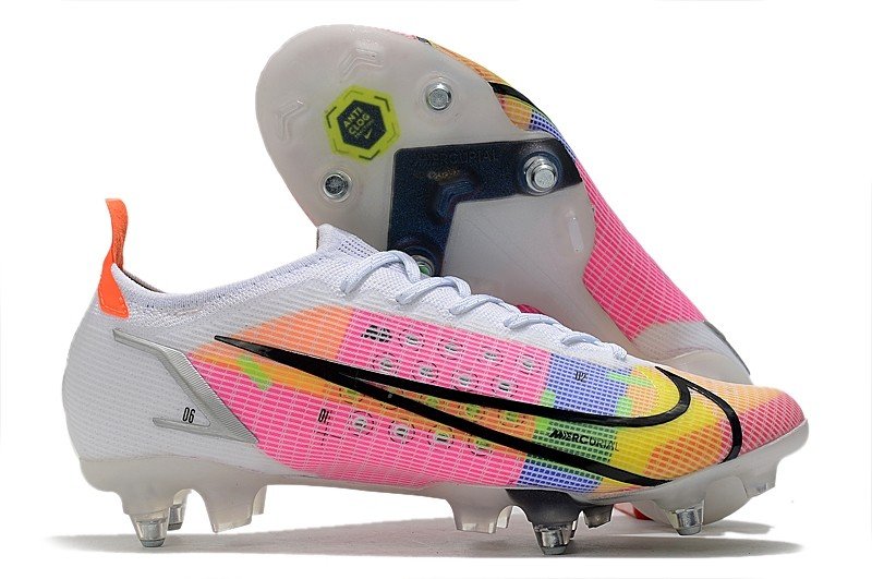 Mercurial Vapor 14 Elite SG-Pro Dragonfly - WhiteMetallic SilverDark Raisin