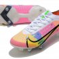 Mercurial Vapor 14 Elite SG-Pro Dragonfly - WhiteMetallic SilverDark Raisin