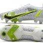 Mercurial Vapor 14 Elite SG-PRO Silver Safari CR7 - WhiteBlackMetallic SilverVolt