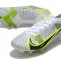 Mercurial Vapor 14 Elite SG-PRO Silver Safari CR7 - WhiteBlackMetallic SilverVolt