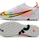 Mercurial Vapor 14 Elite Turf Dragonfly - WhiteSilverPink