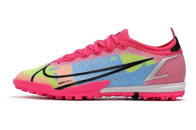 Mercurial Vapor 14 Elite Turf Rainbow - PinkBlueBlack