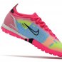Mercurial Vapor 14 Elite Turf Rainbow - PinkBlueBlack