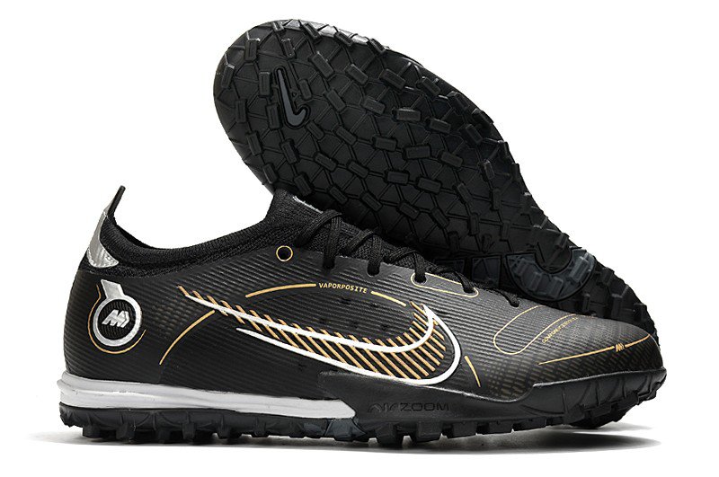 Mercurial Vapor 14 Elite Turf Shadow - BlackGoldSilver