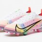 Mercurial Vapor Dragonfly 14 Elite FG - WhiteMetallic SilverDark Raisin