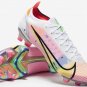 Mercurial Vapor Dragonfly 14 Elite FG - WhiteMetallic SilverDark Raisin