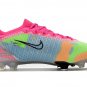 Mercurial Vapor XIV Elite FG White Black Pink Mulitcolor
