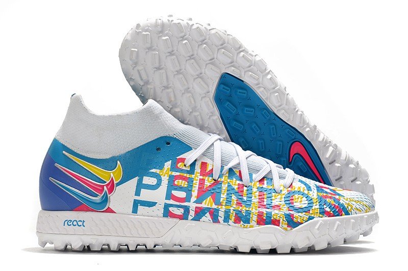 Phantom GT Pro Dynamic Fit Turf - Chlorine BluePink BlastYellowWhiteMetallic Silver