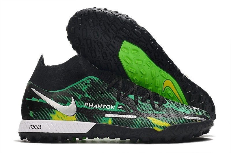 Phantom GT2 Pro DF Turf Shockwave Pack - BlackMetallic PlatinumGreen Strike