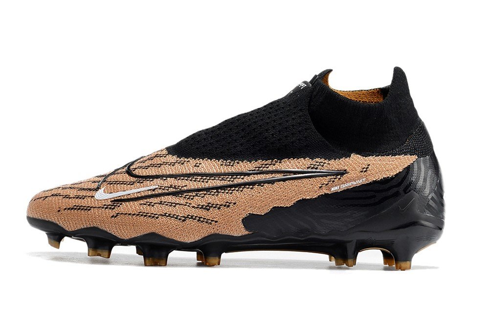 Phantom GX Elite DF FG Link Football Boots - BlackWhiteDark Smoke Yellow