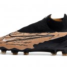 Phantom GX Elite DF FG Link Football Boots - BlackWhiteDark Smoke Yellow