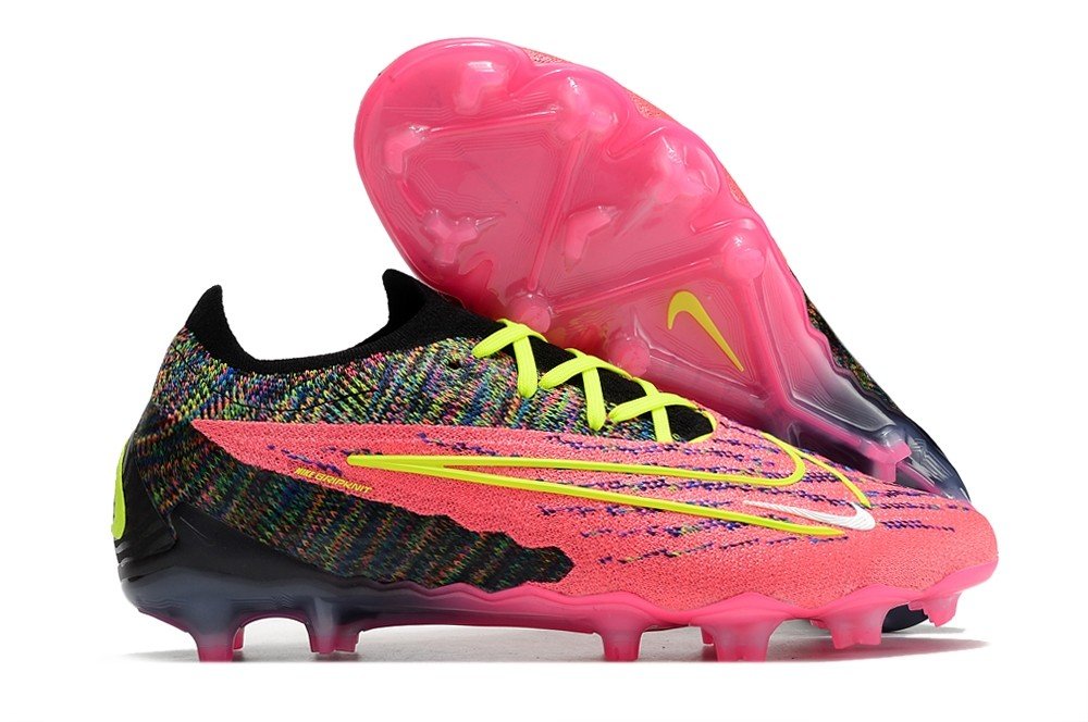 Phantom GX Elite FG Football Boots - PinkBlackWhite