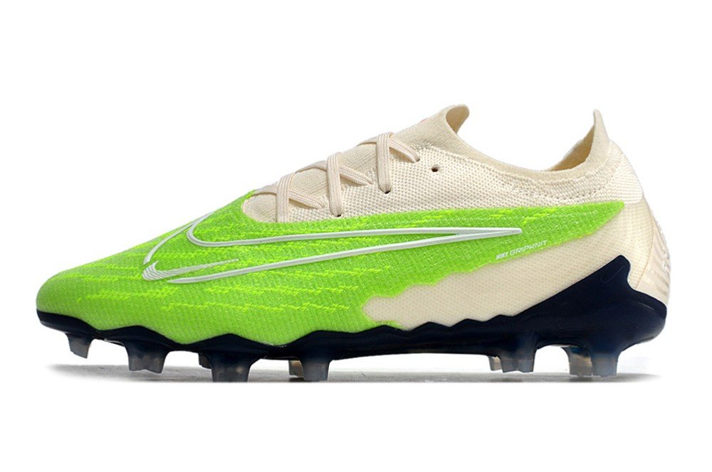 Phantom GX Elite FG Link Football - GreenVolt BlackWhite