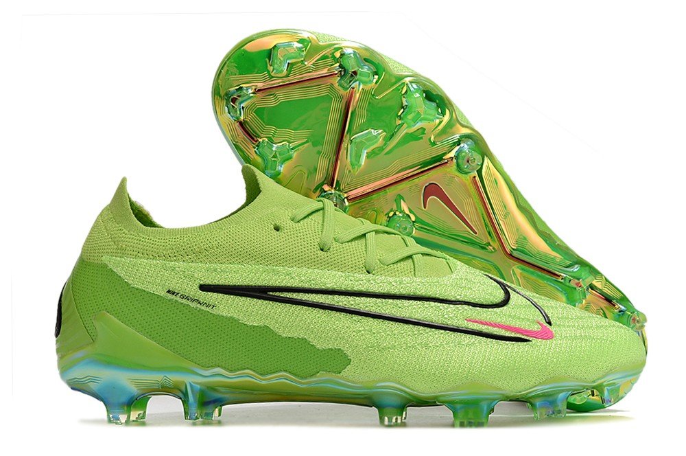 Phantom GX Elite FG Link Football - Laser GreenVolt BlackRed