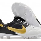 Premier III FG - WhiteMetallic GoldBlack