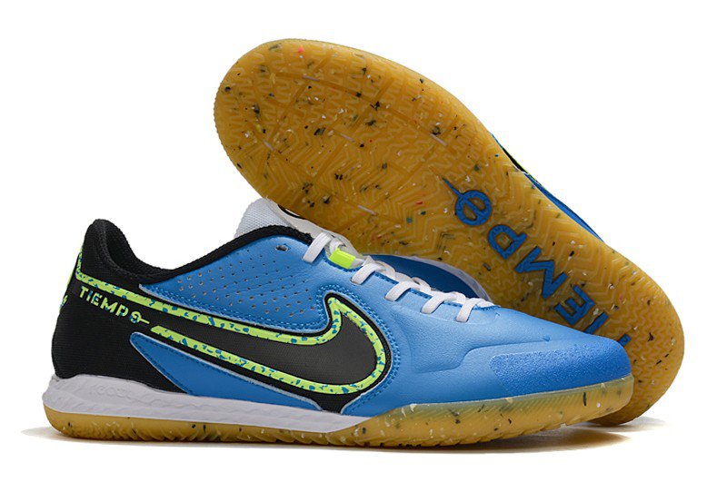React Tiempo Legend 9 Pro Indoor - Photo BlueBlackLime Glow