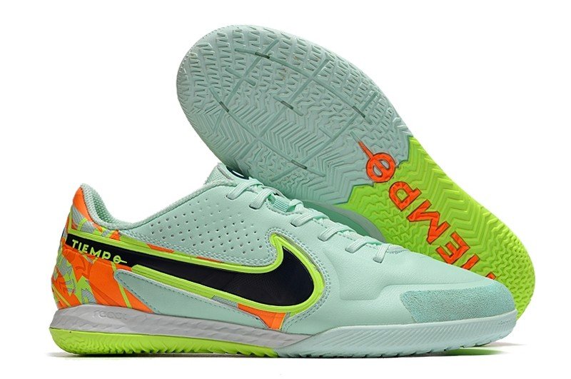 React Tiempo Legend 9 Pro Indoor Bonded Pack - Barely GreenBlackened BlueOrange