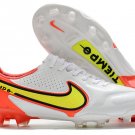 Tiempo Legend 9 Elite FG Motivation Pack - WhiteVolt Bright Crimson