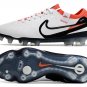 Tiempo Legend 10 Elite FG Ready - WhiteBlackBright Crimson